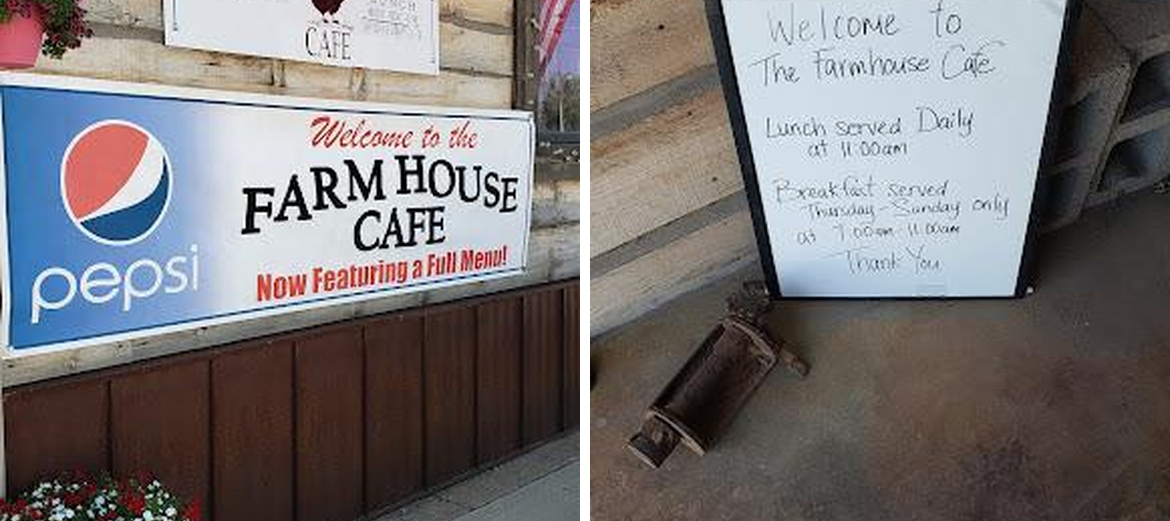 The Farmhouse Cafe Menu