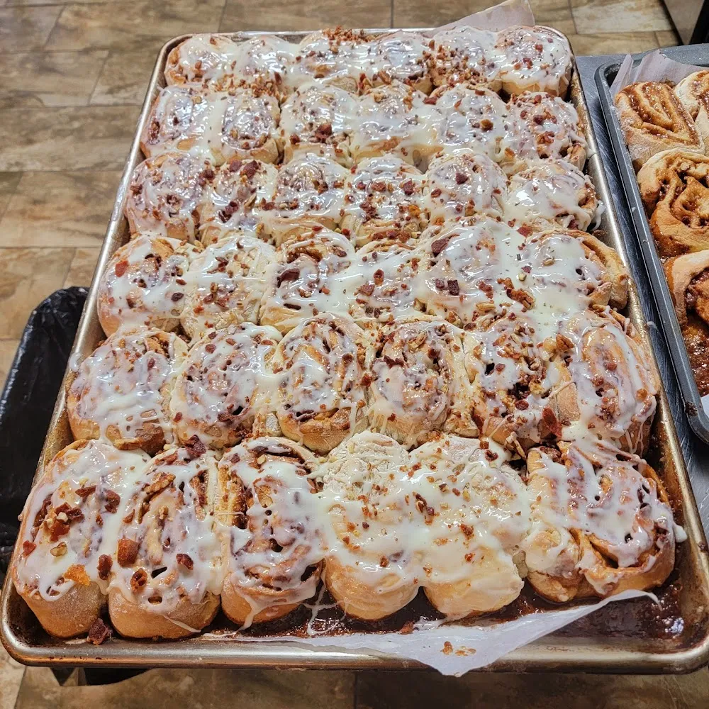 Homemade Cinnamon Pecan and Bacon Cinnamon Rolls